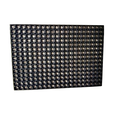 Floortex Doortex Open-Top Anti-Fatigue Mat, 60 x 40, Black (NREMFLRU0106)