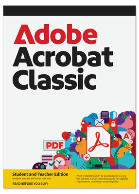 Acrobat Classic: Student and Teacher Edition for 1 User, Windows and Mac, Download (30006797)