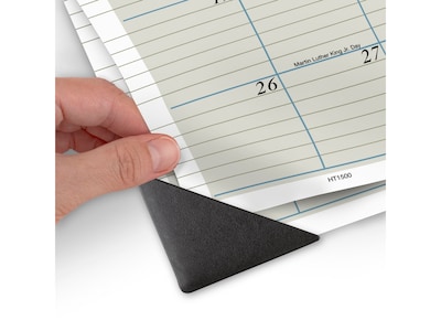 2025 AT-A-GLANCE Executive 21.75" x 17" Monthly Desk Pad Calendar, Green/White (HT1500-25)