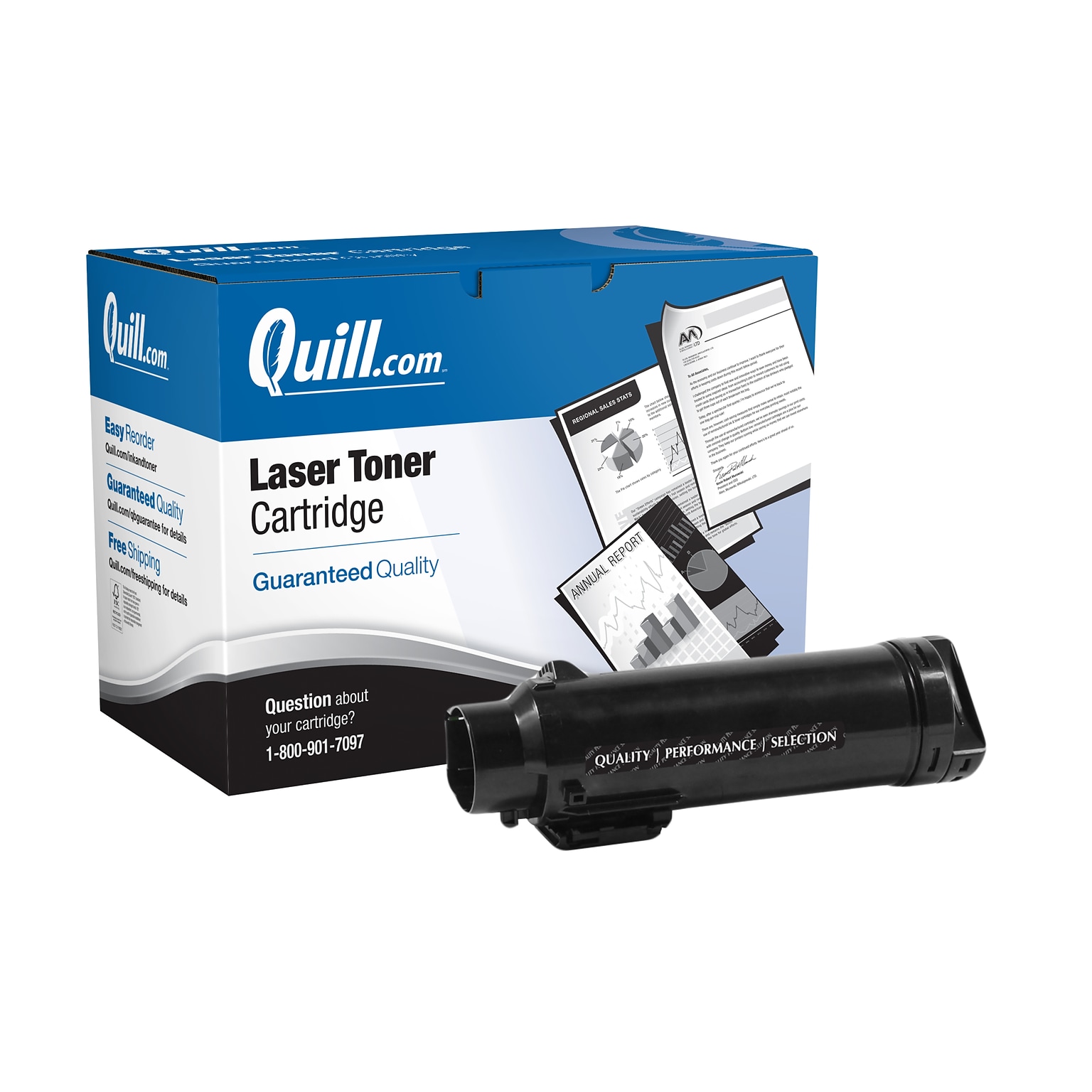Quill Brand® Remanufactured Black High Yield Toner Cartridge Replacement for Xerox 6510 (106R03480) (Lifetime Warranty)