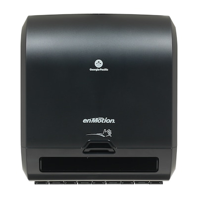 enMotion® Flex Mini Automated Touchless Roll Paper Towel Dispenser by GP PRO, Black, 11.750”Wx7.830”