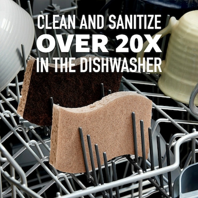  Non Scratch Dish Scrubbers for Cleaning Dishes (3PK