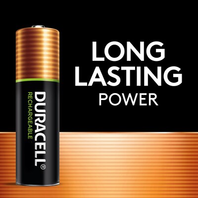 Duracell Rechargeable AAA NiMH Batteries, 2/Pack (DC NL AAA2BCD) | Quill.com