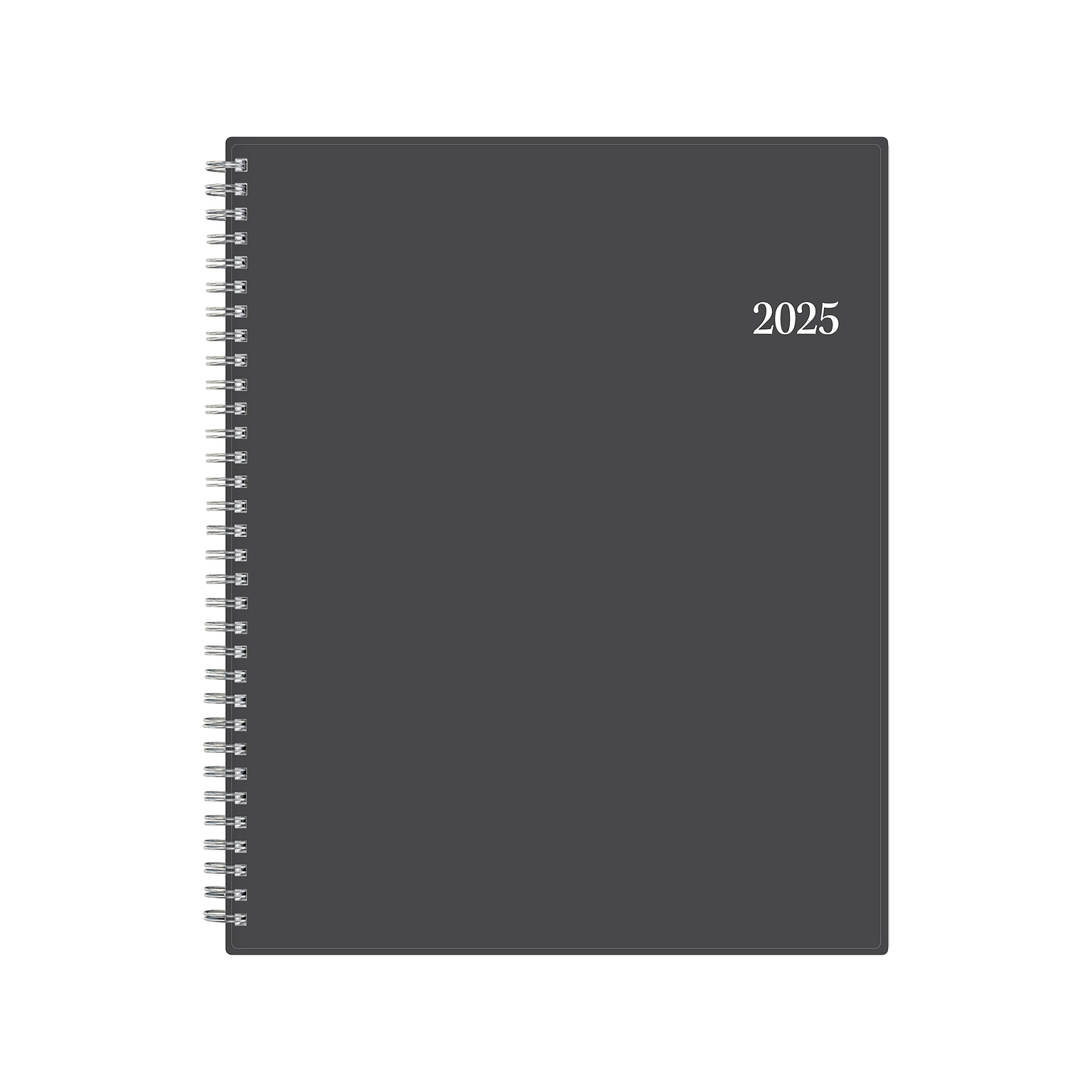 2025 Blue Sky Passages 8.5 x 11 Weekly & Monthly Appointment Book, Plastic Cover, Charcoal Gray (100009-25)
