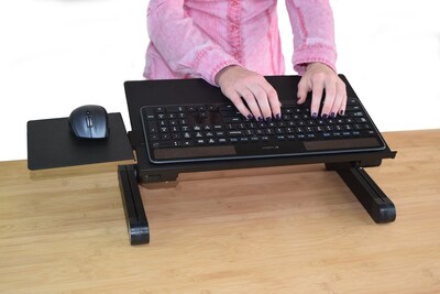 Uncaged Ergonomics WorkEZ Adjustable Keyboard Tray, Black (WEKTB)