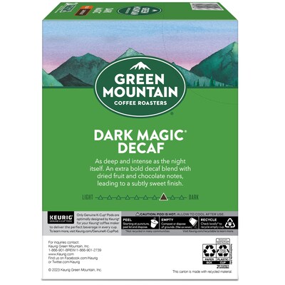 Dark magic clearance decaf k cups