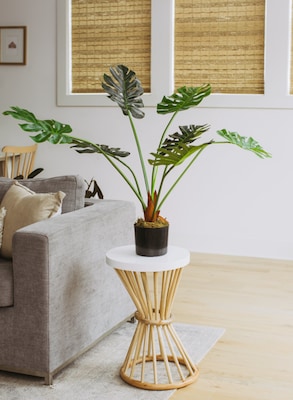 Forever Leaf 36 Artificial Monstera Plant in Black Pot (FEV-MON36)