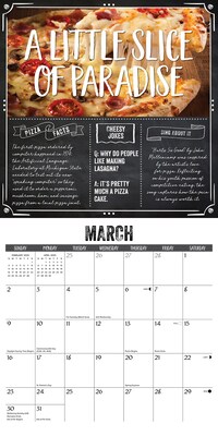 2025 Willow Creek Pizza 12" x 12" Monthly Wall Calendar (44476)