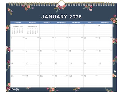 2025 Blue Sky Ashlyn 15 x 12 Monthly Wall Calendar (148617-25)