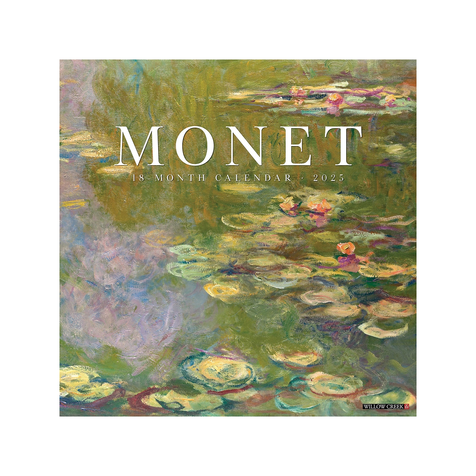 2025 Willow Creek Monet 12 x 12 Monthly Wall Calendar (43998)