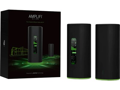Ubiquiti AmpliFi Alien AX7685 Tri Band Mesh WiFi 6 System, Black (AFIALNUS)