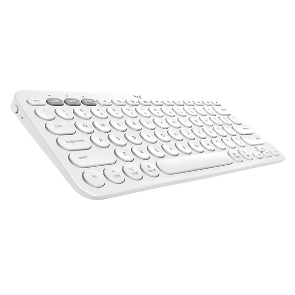 Logitech K380 Wireless Multi-Device Bluetooth Keyboard for Mac, Off-White  (920-009729) | Quill.com