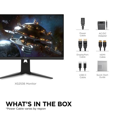 ViewSonic  25" 280Hz LED Gaming Monitor (XG2536)