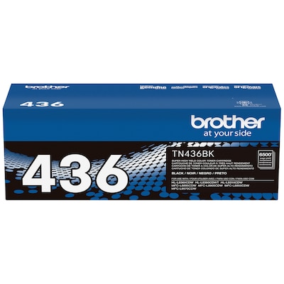 Brother TN-436 Black Extra High Yield Toner Cartridge, Print Up to 6,500 Pages (TN436BK)