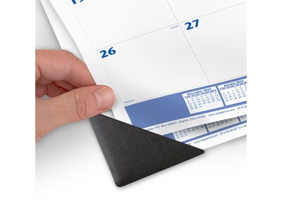 2025 AT-A-GLANCE 21.75" x 17" Monthly Desk Pad Calendar, White/Blue (SW200-00-25)