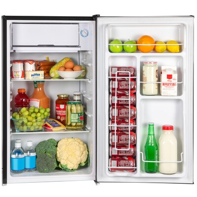 Igloo IRF32PL6A 3.2 Cu. Ft. Refrigerator w/ Freezer, Platinum