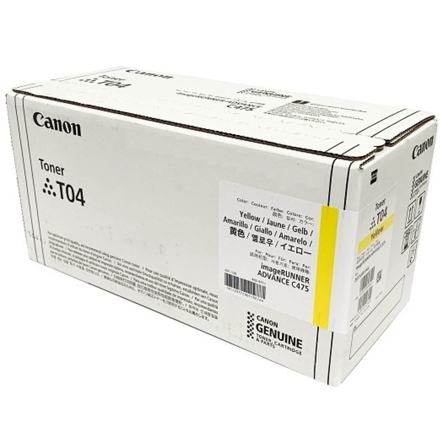 Canon T04 2977C001AA Yellow Toner Cartridge