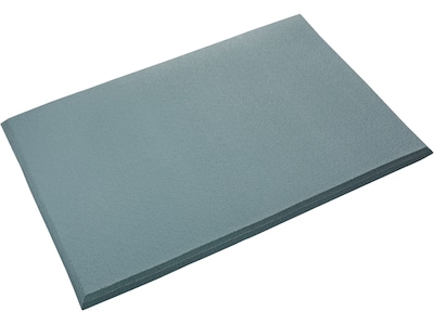 Crown Mats Alleviator Anti-Fatigue Mat, 24 x 36, Steel Gray (AZ 0023GY)