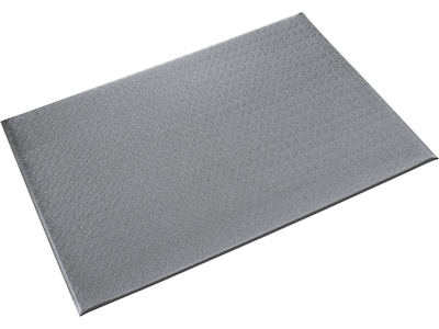 Crown Mats Comfort-King Anti-Fatigue Mat, 36 x 60, Steel Gray (CK 0035GY)