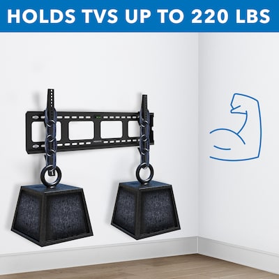 Mount-It! Heavy Duty Tilting TV Wall Mount for 43"-90" TVs (MI-318L)