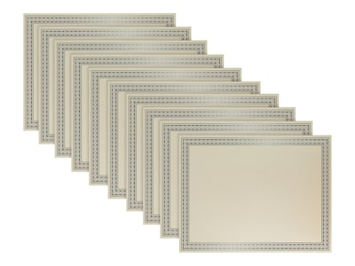 Better Office Certificates, 11 x 8.5, Ivory/Silver, 100/Pack (64493-100PK)