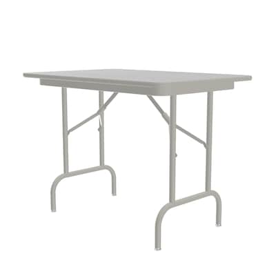Correll Folding Table, 48"x24" , Gray Granite (CF2448TFK-15)