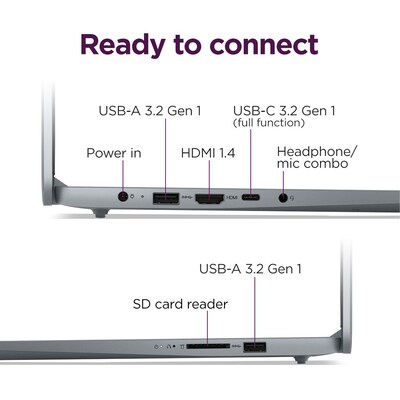 Lenovo IdeaPad Slim 3i 15.6" FHD Touchscreen Laptop, Intel Core i5-1335U, 8GB RAM, 256GB SSD, Backlit Keyboard, Windows 11