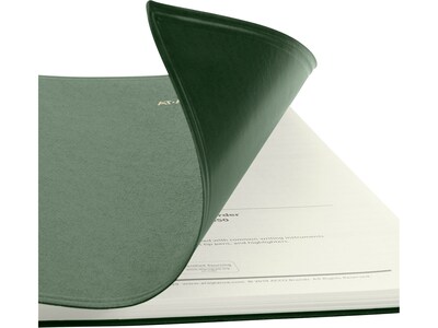2025 AT-A-GLANCE Recycled 9" x 11" Monthly Planner, Faux Leather Cover, Green (70-260G-60-25)