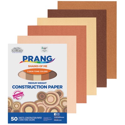 SunWorks Construction Paper, 58 lb Text Weight, 9 x 12, Holiday