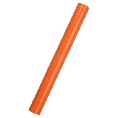 JAM Paper Short Mini Roll Wrapping Paper, 26.3 sq. ft., Orange, 2/Pack(165S25263org)