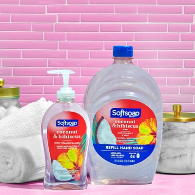 Softsoap Liquid Hand Soap Refill, Coconut & Hibiscus Scent, 50 Fl. Oz.  (US07162S) | Quill.com