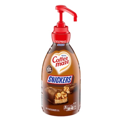 Coffee mate Snickers Liquid Creamer, 50.7 oz. (12439070)