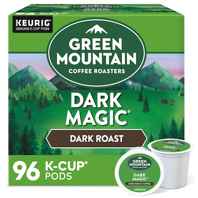 Green Mountain Dark Magic Coffee Keurig® K-Cup® Pods, Dark Roast, 96/Carton (4061)