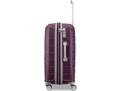 Samsonite Freeform 27.95" Hardside Suitcase, 4-Wheeled Spinner, TSA Checkpoint Friendly, Amethyst Purple (78256-B170)