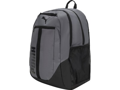 Puma Regenerate Laptop Backpack, Medium, Gray/Black (PV2-1848-041)