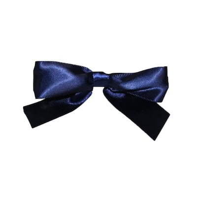 JAM Paper Satin Bows, Navy Blue, 100/Pack (52640349207)