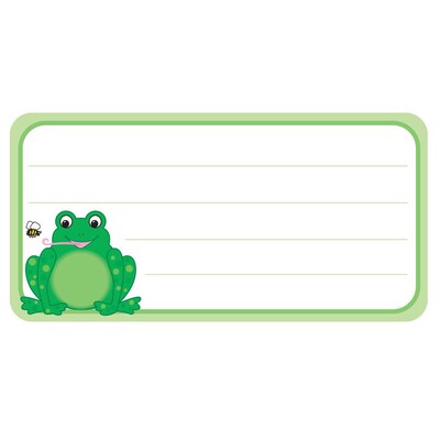 Creative Shapes Etc. Frog Nameplates, 36/Pack, 6 Packs (SE-822-6)