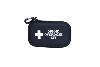 First Aid Only Opioid Overdose Kit, Hardshell, Without Naloxone Nasal Spray, 12 Pieces (91566)