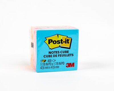  Post-it Sticky Notes Cube Pastel Colors Collection