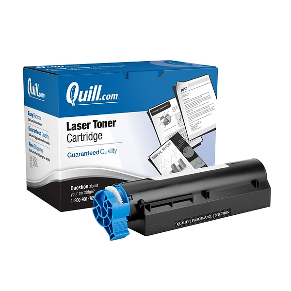 Quill Brand® Remanufactured Black Standard Yield Toner Cartridge  Replacement for OKI B412 (45807105) | Quill.com