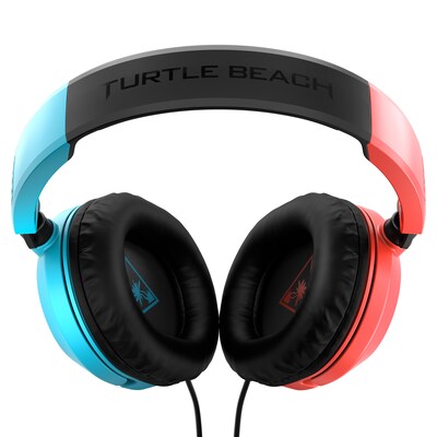 Turtle Beach Recon 50 Gaming Headset for Nintendo Switch, Red/Blue (TBS-8150-05)