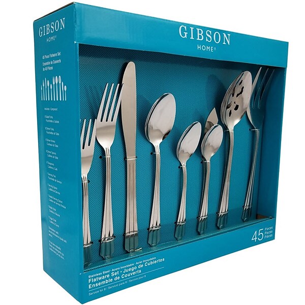 Gibson Home 99202.20 Total 20 Piece Kitchen Tool/Gadget Prepare & Serve Combo Set, Black