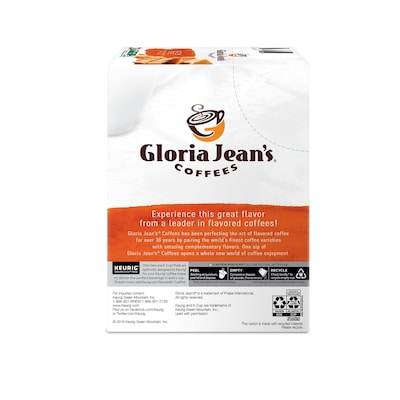 Gloria Jean's Butter Toffee Coffee Keurig® K-Cup® Pods, Medium Roast, 24/Box (60051-012)