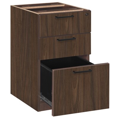 Regency Legacy Box Box File Pedestal Drawer Unit, Neo Walnut (LPBBF22NW)