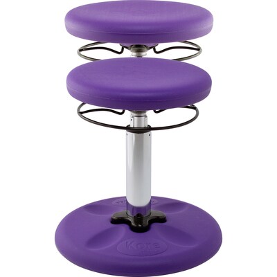 Kore Design Kids Adjustable Standard Wobble Chair 14" to 19", Purple (KD-3107)