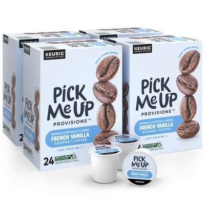 Pick Me Up Provisions™ French Vanilla Coffee Keurig® K-Cup® Pods, Light Roast, 96/Carton (PM62434CT)