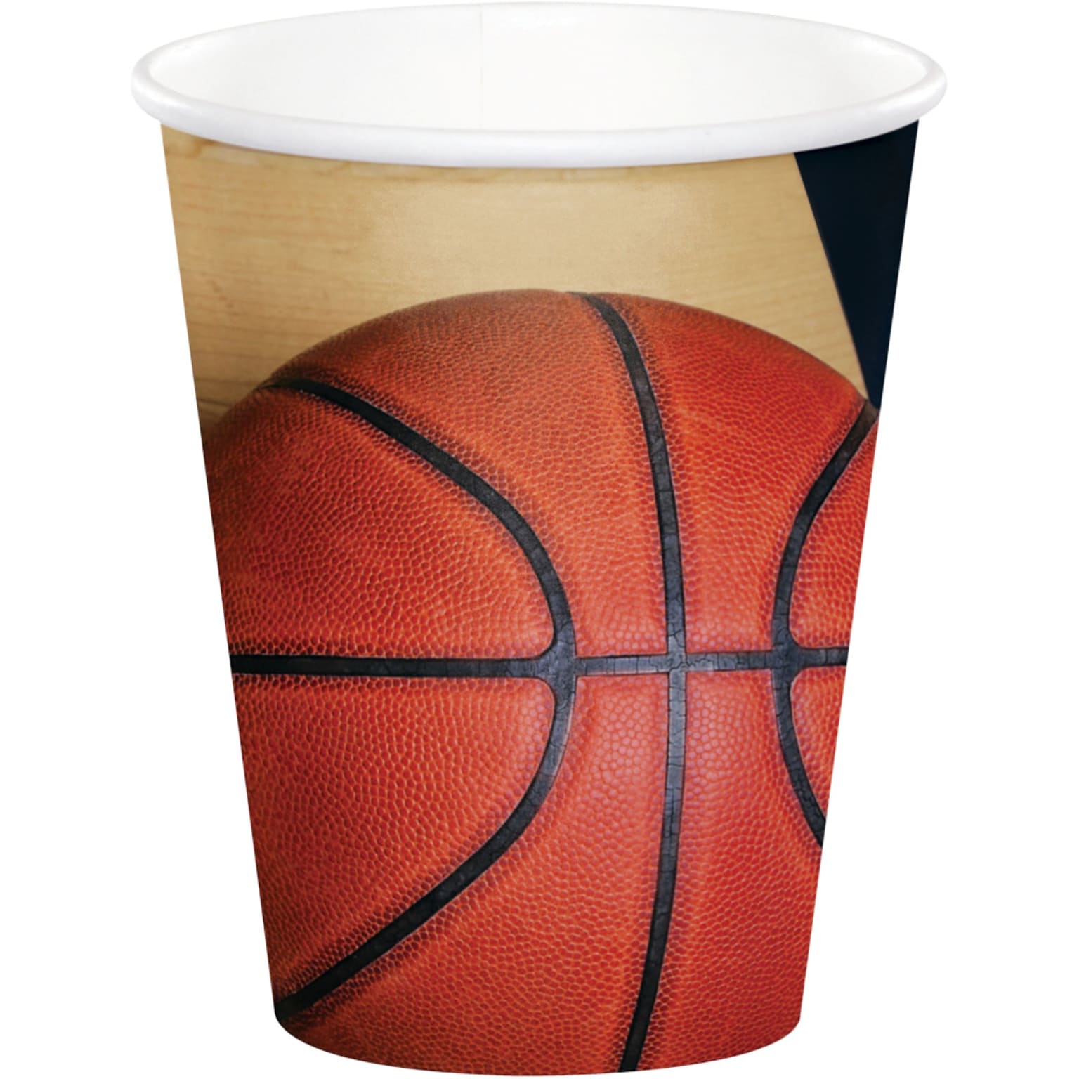 Creative Converting 9 oz. Basketball Paper Cups, 24/Pack (DTC377964CUP)