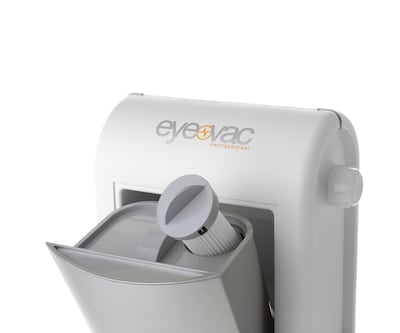 EyeVac Pro Canister Vacuum, Bagless, White (EVPROW)