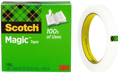 Scotch® Magic™ Invisible Tape Refill, 3/4 x 72 yds. (810)