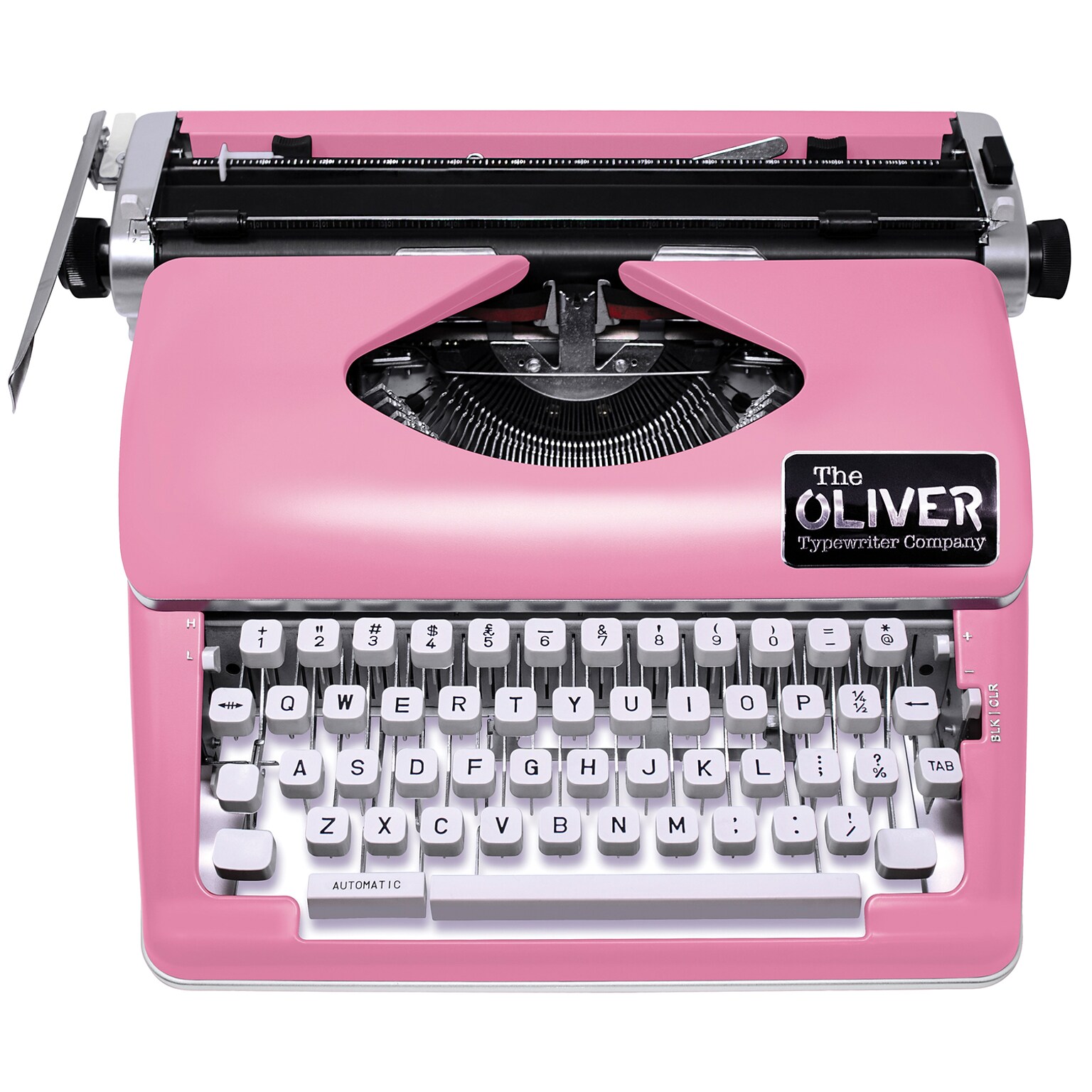 The Oliver Typewriter Company Timeless Manual Typewriter, Pink (OTTE-1639)